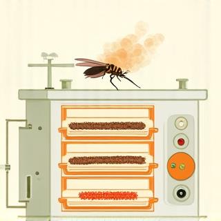 Processus de transformation douce des insectes