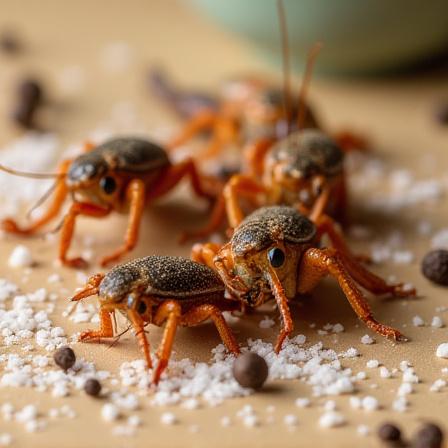 Grillons Sel & Poivre de Coccinelle Table